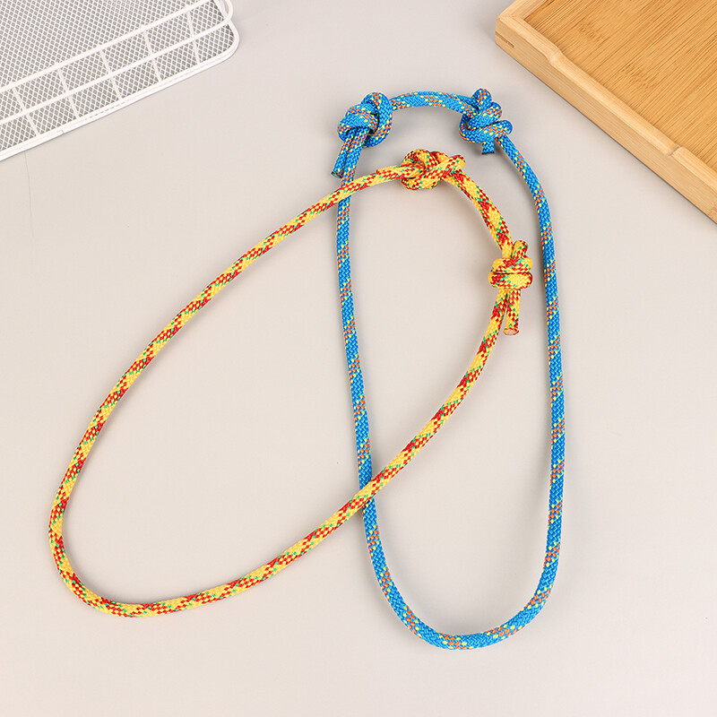 Snur Prusik în aer liber de 6 mm, lungime 120 cm, accesoriu, frânghie durabilă, rezistentă la căldură, poliester, nailon, kevlar, frânghie pentru alpinism