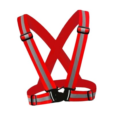 Рефлекторна жилетка Предупредителна жилетка за бягане, джогинг, колоездене