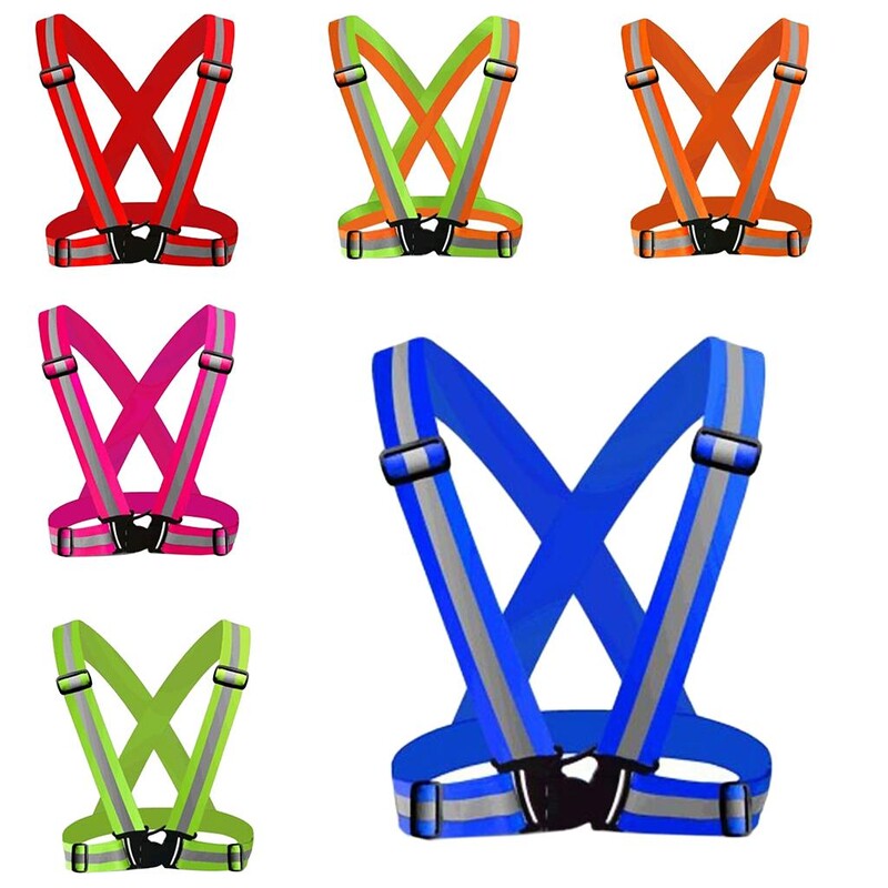 Рефлекторна жилетка Предупредителна жилетка за бягане, джогинг, колоездене