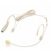 Galvos juostos galvutė su įvairiakrypte ausinių mikrofonu, skirta Sennheiser Shure AKG MiPro Audio Technica 4Pin 3Pin TA4F 3,5mm Lock