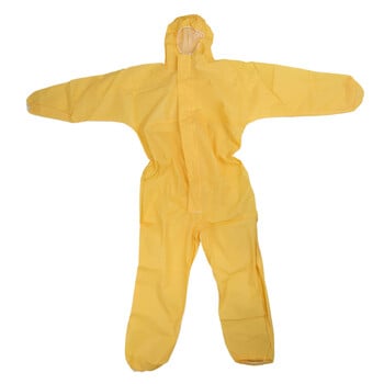 ZK30 Protective Jumpsuit Yellow Acid and Alkali Resistant Safety Covers for Laboratory Protective Jumpsuit