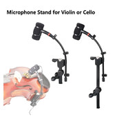 Stezaljka za mikrofon za violinu, mandolinu, violončelo i drvenu gitaru, nosač za stalak za mikrofon