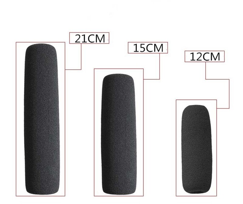 SHELKEE Интервю микрофон предно стъкло гъба блистер микрофон предно стъкло за камера микрофон капак гъба пяна капак