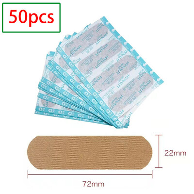 20/50/100 tk elastne haavaliimplaast hingav nahk meditsiiniline side- esmaabi kodureisiks välilaagri hädaabikomplektid