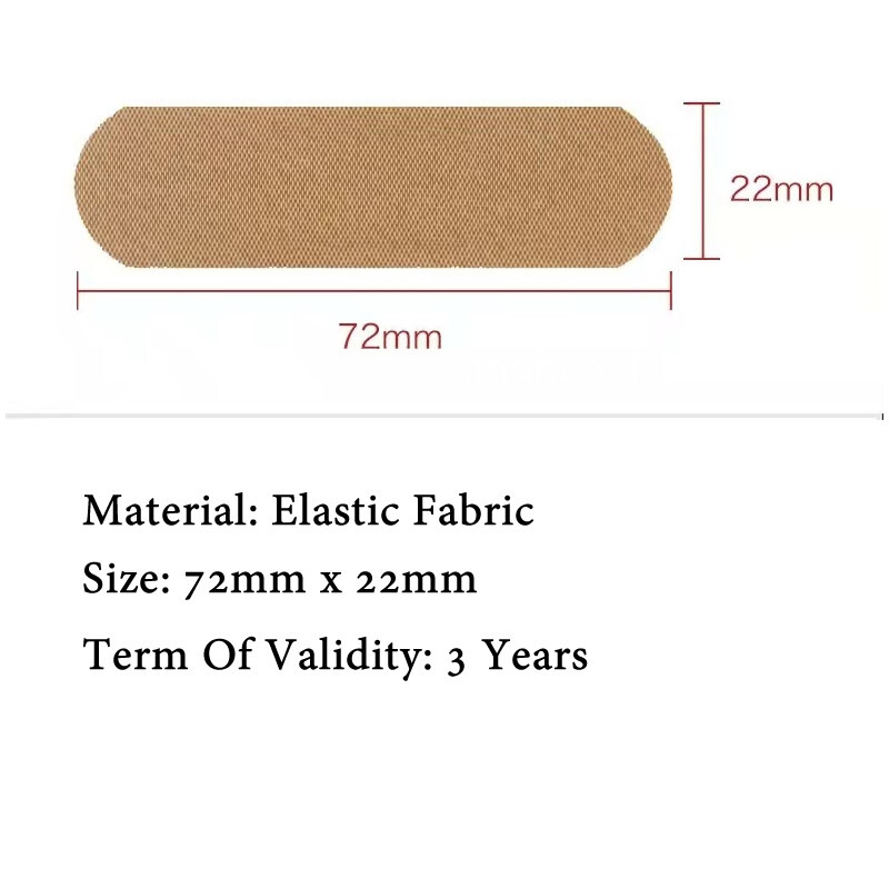 20/50/100 tk elastne haavaliimplaast hingav nahk meditsiiniline side- esmaabi kodureisiks välilaagri hädaabikomplektid