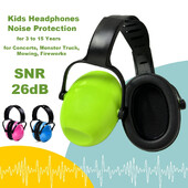 Sigurnosni štitnici za uši za poništavanje buke za djecu, SNR 26dB za bebe protiv buke, slušalice s otpornošću na zvuk za bebe, malu djecu