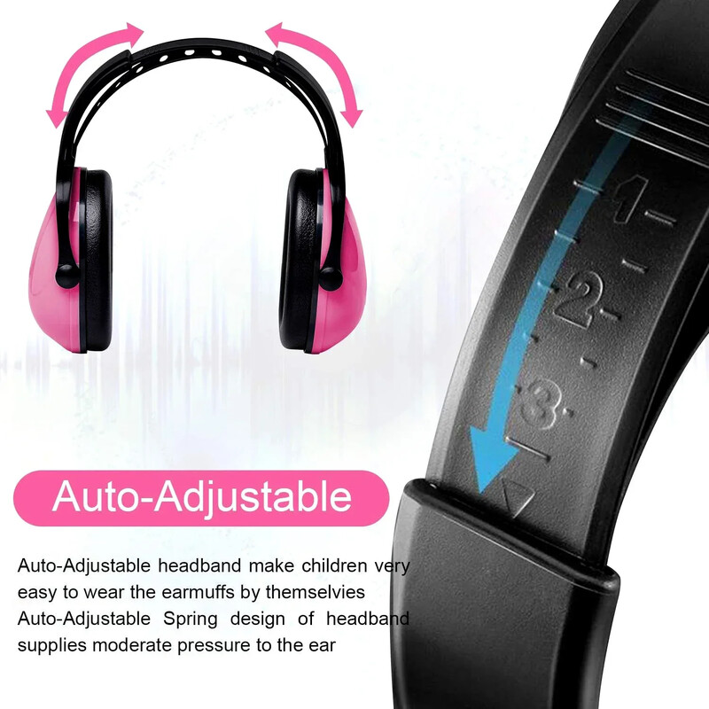 Sigurnosni štitnici za uši za poništavanje buke za djecu, SNR 26dB za bebe protiv buke, slušalice s otpornošću na zvuk za bebe, malu djecu