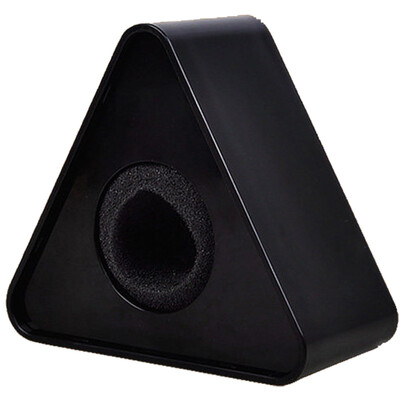 Vastupidav mikrofoniintervjuu kolmnurga logo lipujaam ABS-mikrofoni teler mikrofonijaama kuubiku intervjuukast käsnaga isetegemiseks