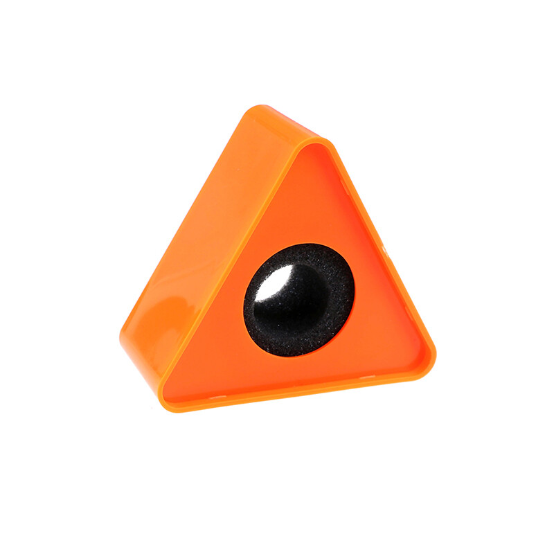 Vastupidav mikrofoniintervjuu kolmnurga logo lipujaam ABS-mikrofoni teler mikrofonijaama kuubiku intervjuukast käsnaga isetegemiseks