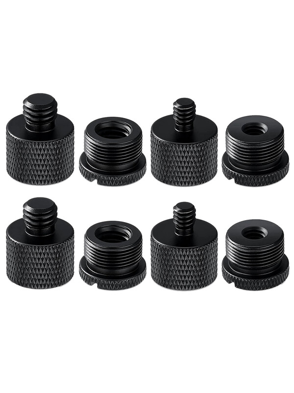Set de adaptoare pentru filet suport microfon 8 buc, 5/8 mamă la 3/8 tată și 3/8 mamă la 5/8 mamă filet adaptor șurub