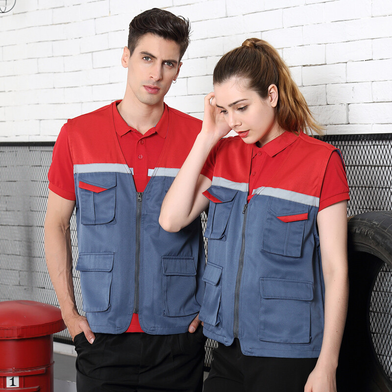 Veleprodaja muških radnih prsluka s reflektirajućim trakama, fotografija, ribolov, putovanja, radna odjeća na otvorenom, prsluk, jakne