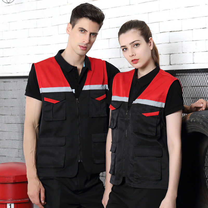 Veleprodaja muških radnih prsluka s reflektirajućim trakama, fotografija, ribolov, putovanja, radna odjeća na otvorenom, prsluk, jakne