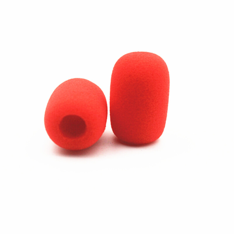 20 бр. Предни стъкла за микрофон за слушалки, капаци за микрофон от пяна Предни стъкла за микрофони Предни стъкла за настолен микрофон 11 мм дупка 40 мм дължина