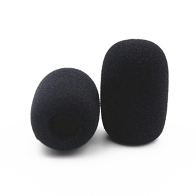 20 бр. Предни стъкла за микрофон за слушалки, капаци за микрофон от пяна Предни стъкла за микрофони Предни стъкла за настолен микрофон 11 мм дупка 40 мм дължина