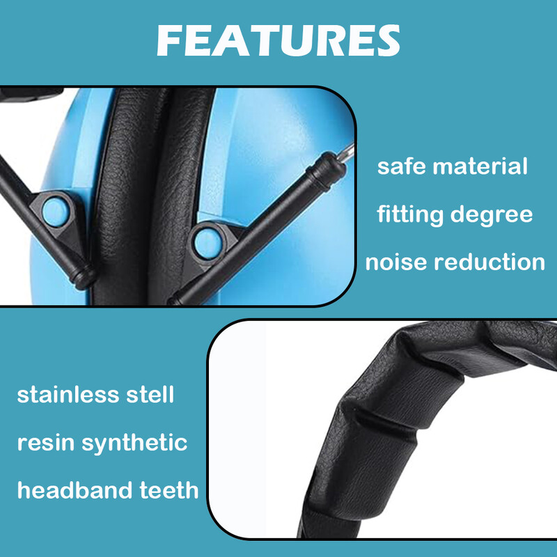 Reguleeritav lapse kõrvaklapp müravastane pehme beebi kõrva kuulmiskaitse laste magamiskõrva kandur beebi müra vähendamise kõrvaklapid