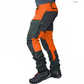 Ежедневни мъжки модни цветни блокове с множество джобове, спортни дълги карго панталони, дишащи работни панталони за мъже, работни панталони, мъжко облекло