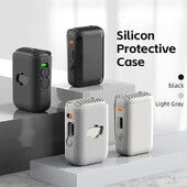 Husă de protecție din silicon pentru microfon wireless dji Mic 2 Carcasă protectoare anti-zgârieturi Accesoriu pentru microfon Vlog pentru cameră sportivă