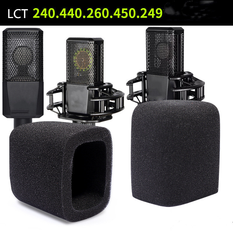 1 buc LCT240 capac de parbriz pentru microfon, filtru anti-pop din spumă pentru LEWITT LCT249PRO 260 440 450 640 840 microfoane parbriz