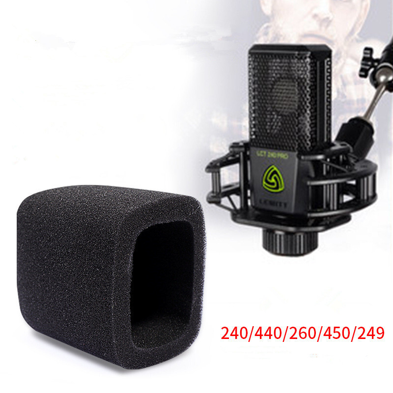 1 buc LCT240 capac de parbriz pentru microfon, filtru anti-pop din spumă pentru LEWITT LCT249PRO 260 440 450 640 840 microfoane parbriz