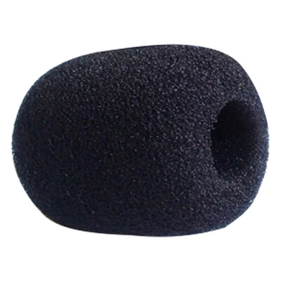 Hulgimüük 5 tk peakomplekti mikrofoni vahtkummist kõrvaklapi mikrofoniga grill tuuleklaasi käsnapadjakeste kate, must 30 mm * 20 mm * 8 mm