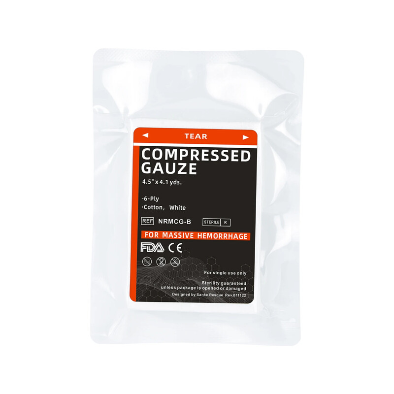 1 tk meditsiiniline Z-volditud steriilne kokkusurutud marli, vaakumkinnitusega esmaabi marli padjad, mis sobivad ideaalselt haavahoolduse ja hädaabikomplektide jaoks