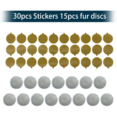 Blue Mantis Furry Circles Mekani omoti za višekratnu upotrebu Stciker koji pružaju štit od vjetra i kamuflažu za Lavalier mikrofone