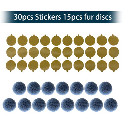 Blue Mantis Furry Circles Mekani omoti za višekratnu upotrebu Stciker koji pružaju štit od vjetra i kamuflažu za Lavalier mikrofone