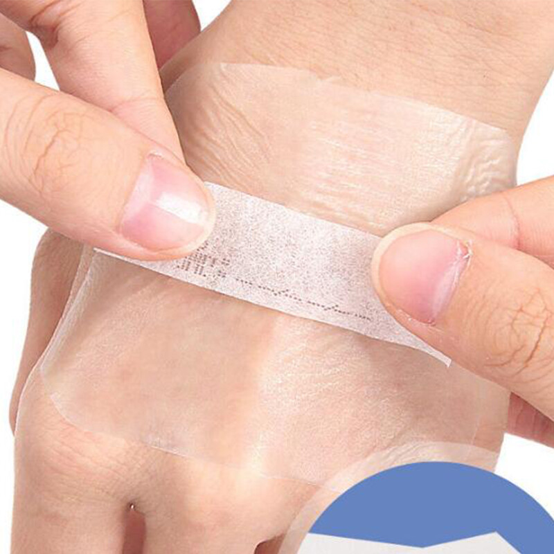 kleepuvad plaastrid pärast kirurgilist dušši või IV kilptätoveeringut 6x7/10x12 cm läbipaistev kile sideme haavaside