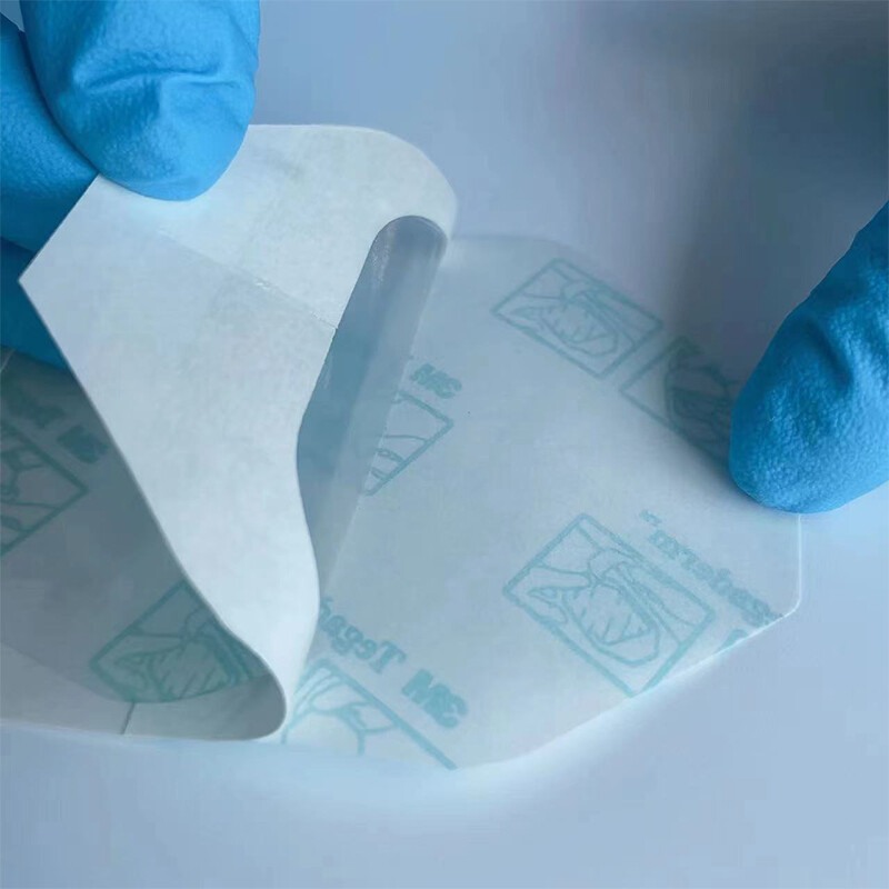 kleepuvad plaastrid pärast kirurgilist dušši või IV kilptätoveeringut 6x7/10x12 cm läbipaistev kile sideme haavaside