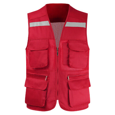 Meeste suvine välitöö Safari kalastusreisi fotovest taskutega