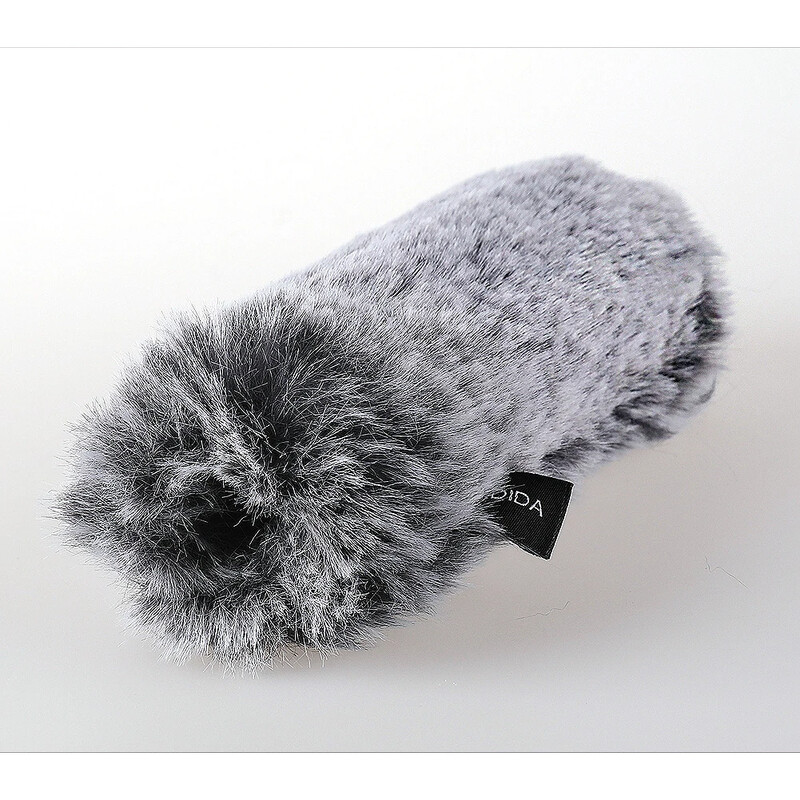 Husă pentru microfon de interviu Husă rezistentă la vânt Film în aer liber Televiziune pentru filmare Husă pentru microfon Husă din blană rezistentă la vânt, cu reducere a zgomotului