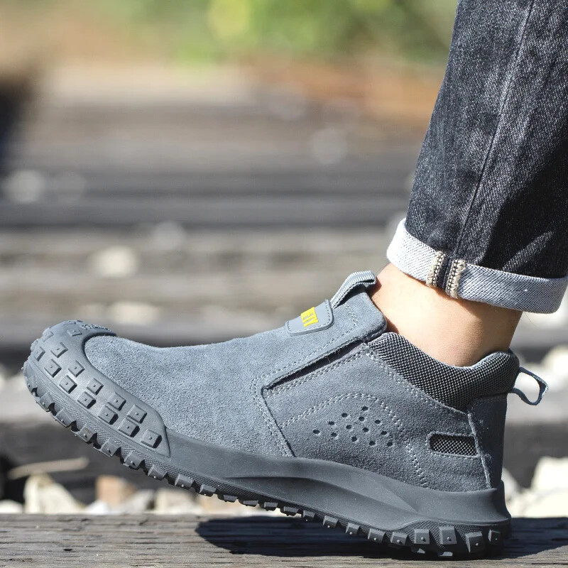 Изолация Мъжки работни ботуши Устойчиви на пробиване предпазни обувки Защитни обувки заварчик със стоманени пръсти Неразрушими обувки Работни обувки Маратонки