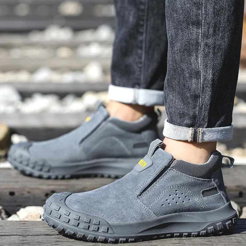 Изолация Мъжки работни ботуши Устойчиви на пробиване предпазни обувки Защитни обувки заварчик със стоманени пръсти Неразрушими обувки Работни обувки Маратонки