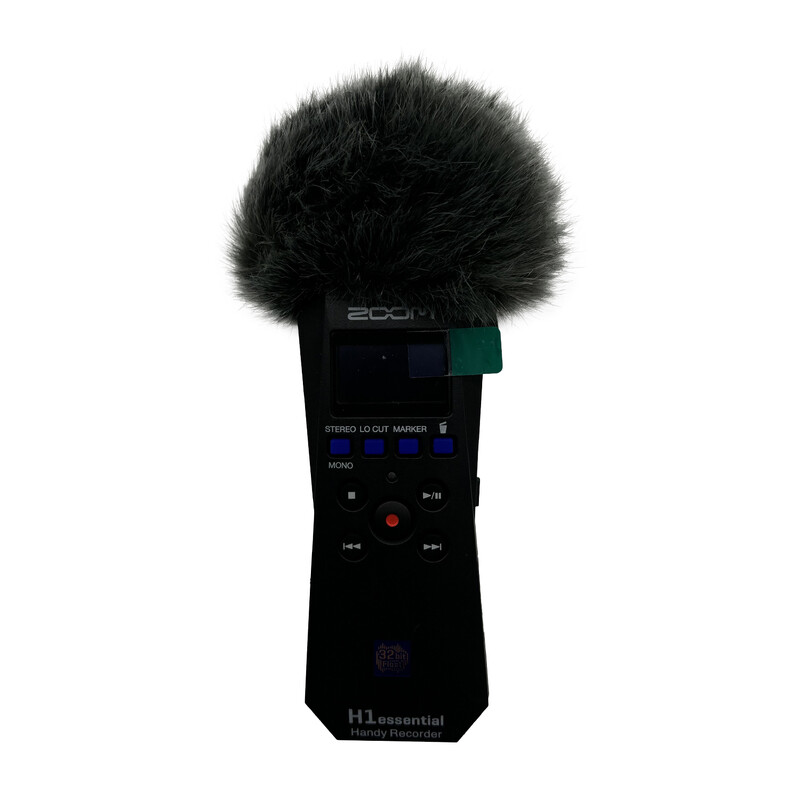 Pop Filter Dead Cat Vanjski mikrofon Pjenasti poklopac Umjetno krzno vjetrobransko staklo Kapa mikrofona za Zoom H1 Essential Blue Mantis