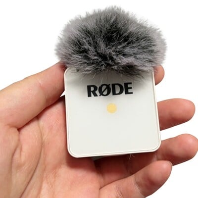 Pop Filter Универсален петличен микрофон Furry Windscreen Fur Windshield Dead Cat For Rode Wireless GO I Lapel MIC Cover