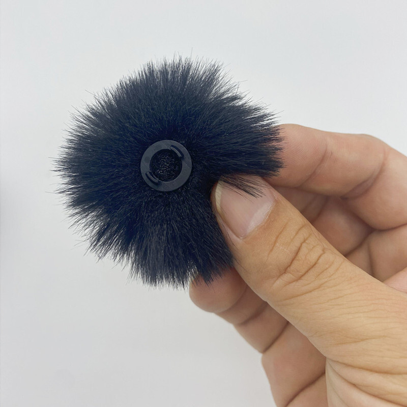 Pop Filter Universaalne Lavalier Mikrofon Karvane tuuleklaas Karusnaha tuuleklaas Dead Cat For Rode Wireless GO I Lapel MIC kate