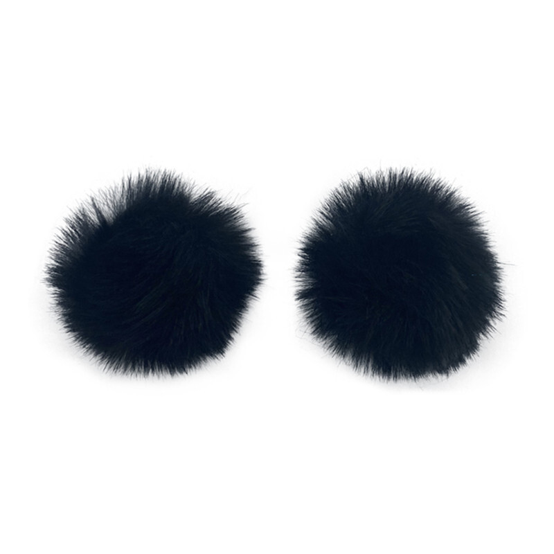 Pop Filter Universaalne Lavalier Mikrofon Karvane tuuleklaas Karusnaha tuuleklaas Dead Cat For Rode Wireless GO I Lapel MIC kate