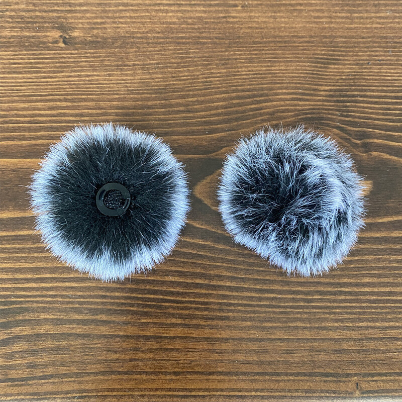 Pop Filter Universaalne Lavalier Mikrofon Karvane tuuleklaas Karusnaha tuuleklaas Dead Cat For Rode Wireless GO I Lapel MIC kate