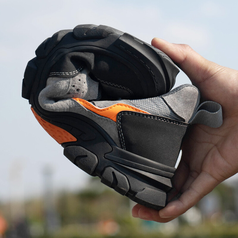 Мъжки защитни работни обувки Пластмасови предпазни ботуши Модни леки удобни работни маратонки Неразрушими обувки против пробиви