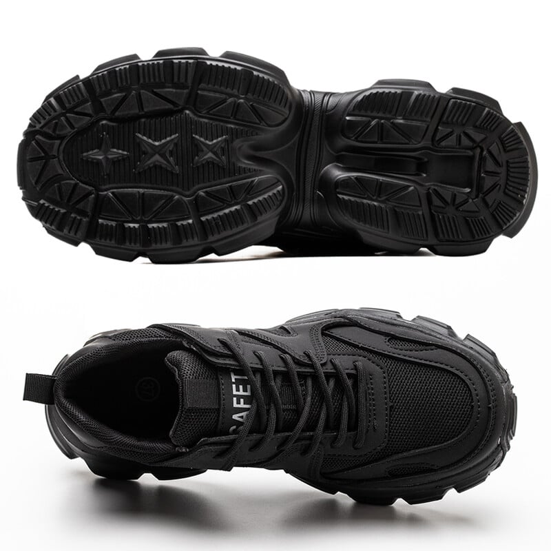 Pantofi de lucru Pantofi cu vârf de oțel Pantofi de siguranță pentru bărbați Pantofi de lucru anti-punctură Cizme de modă Încălțăminte indestructibilă Securitate