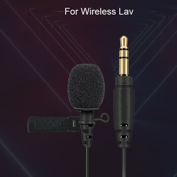 Canfon 2τμχ Πέτο/Μικρόφωνο Lavalier ABS Κλιπ γραβάτας RODE Wireless GO SHURE Lavalier Mic με διάμετρο 5,0-5,5mm