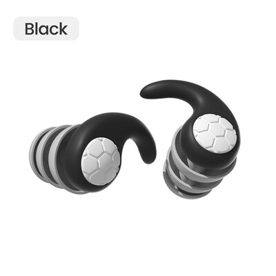 1 set dopuri de urechi de reducere a zgomotului de somn din silicon moale pentru anularea zgomotului dopuri de urechi izolate fonic de călătorie, reutilizabile, impermeabile