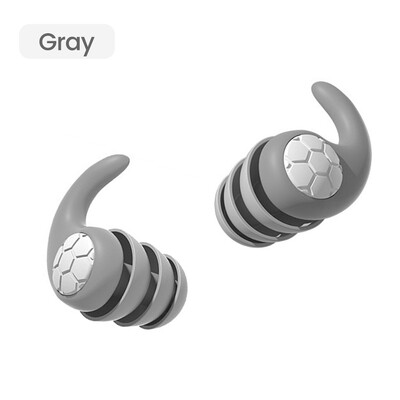 1 set dopuri de urechi de reducere a zgomotului de somn din silicon moale pentru anularea zgomotului dopuri de urechi izolate fonic de călătorie, reutilizabile, impermeabile