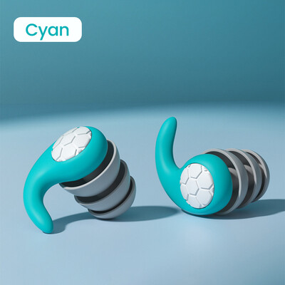 1 set dopuri de urechi de reducere a zgomotului de somn din silicon moale pentru anularea zgomotului dopuri de urechi izolate fonic de călătorie, reutilizabile, impermeabile