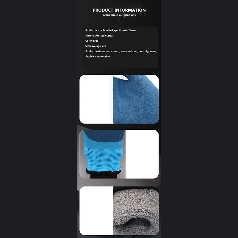 1 чифта работни ръкавици за PU палмово покритие Защитни защитни ръкавици Нитрил Професионални защитни доставчици Удебелени и топли