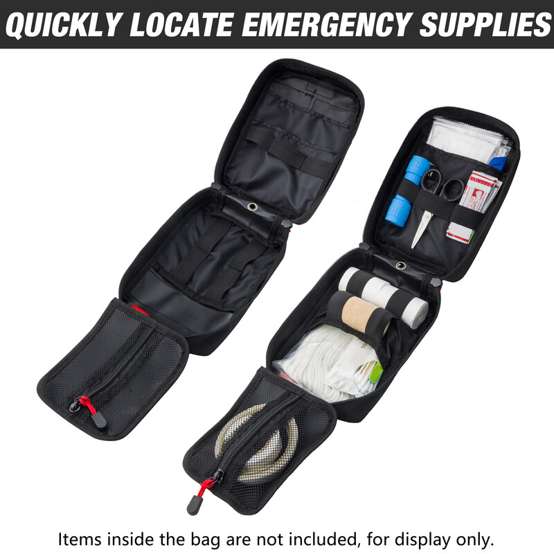 FLISSA Molle taktikaline kott, multifunktsionaalne kott Esmaabikomplekt ellujäämise hädaolukorra vööpakend väljas sõjalise jahi tarvikud