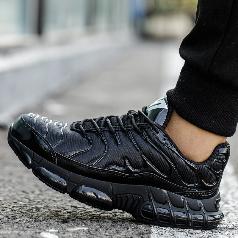 Pantofi de siguranță pentru bărbați, pantofi cu vârf de oțel, pernă de aer sport, cizme reflectorizante de siguranță la locul de muncă, pantofi de lucru anti-punctură, anti-smash Nou