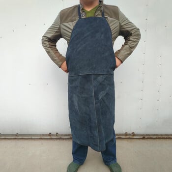 2020 Welding Apron Cow Suede Welders Δερμάτινη σαλιάρα ασφαλείας Ποδιά εργασίας Working Protective Clothing Ανθεκτικό στη θερμότητα Ανθεκτικό στη φωτιά