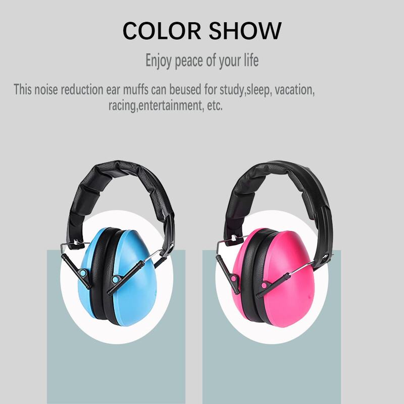 NOUA Cască pentru urechi pentru bebeluși, izolată fonic, rezistentă la zgomot, pentru copii, apărătoare pentru urechi, băieți, fete, anti-zgomot, căști de protecție pentru copii