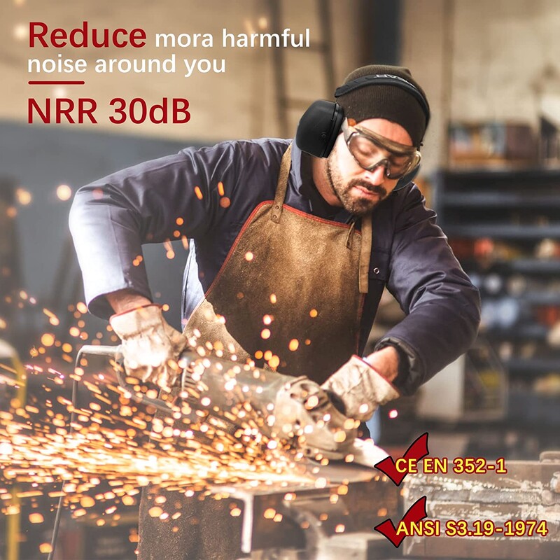 ZOHAN Защита на слуха Предпазни наушници Стрелба Пасивен протектор за уши за оръжие, лов, Косене, антишумна наушница NRR 30db